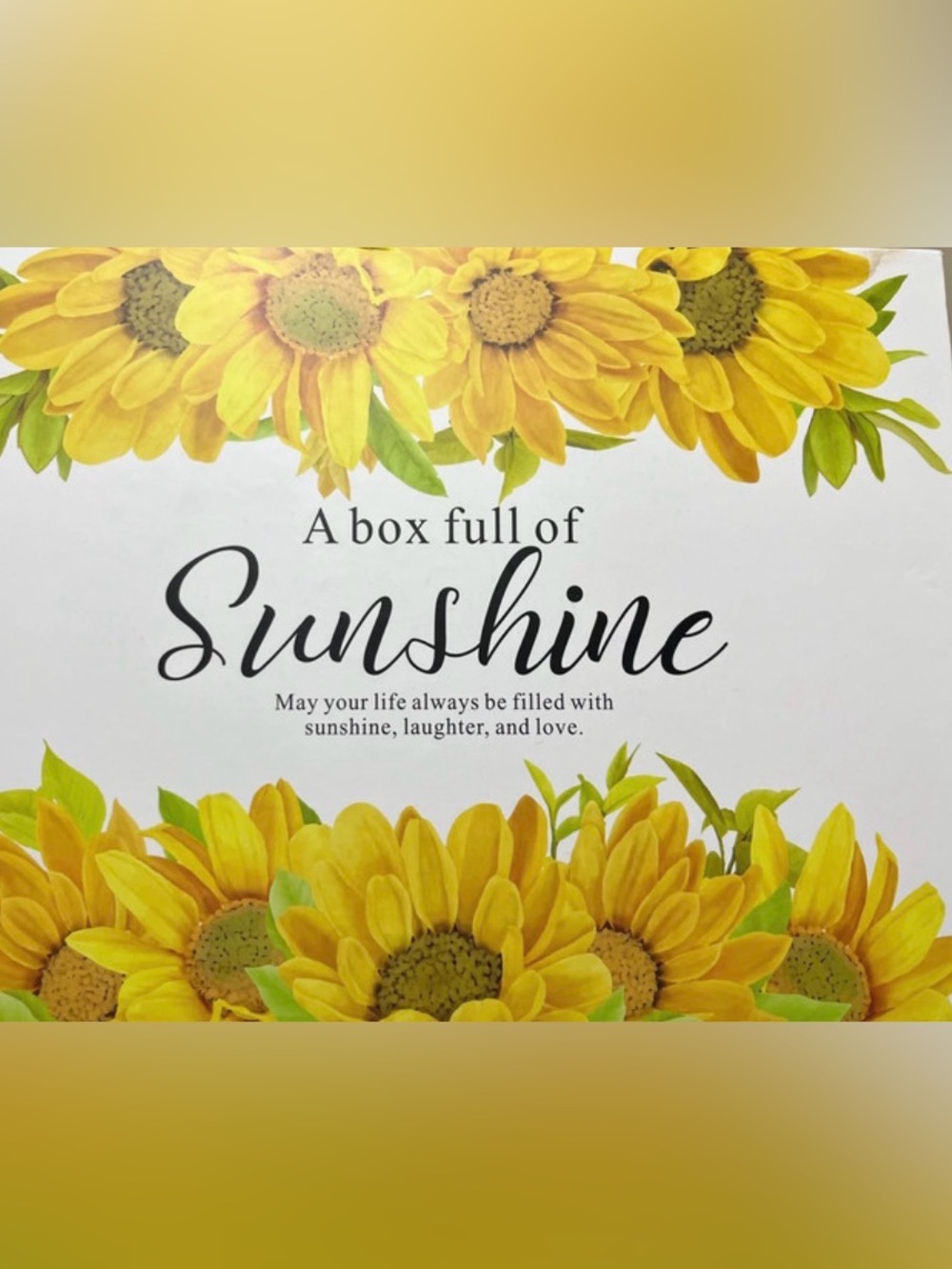 Box full of sunshine ☀️ gift set